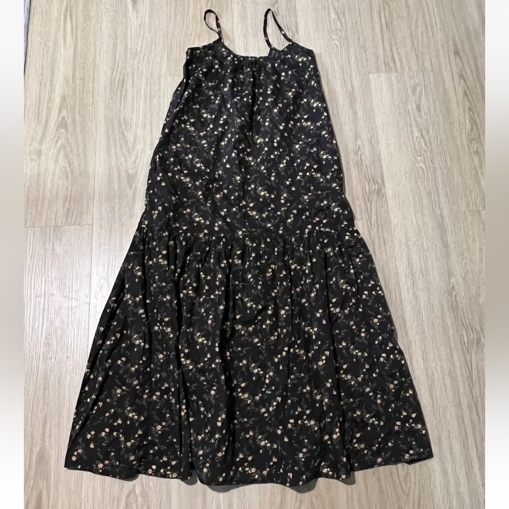 Lindsay Robinson Sleeveless Floral Midi with pockets